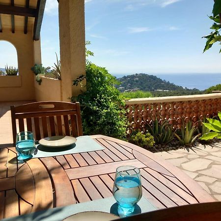 4-Star Private Villa With Heated Pool And Panoramic Sea View At Gulf De Saint Tropez Cavalaire-sur-Mer Esterno foto