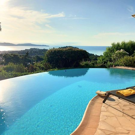 4-Star Private Villa With Heated Pool And Panoramic Sea View At Gulf De Saint Tropez Cavalaire-sur-Mer Esterno foto