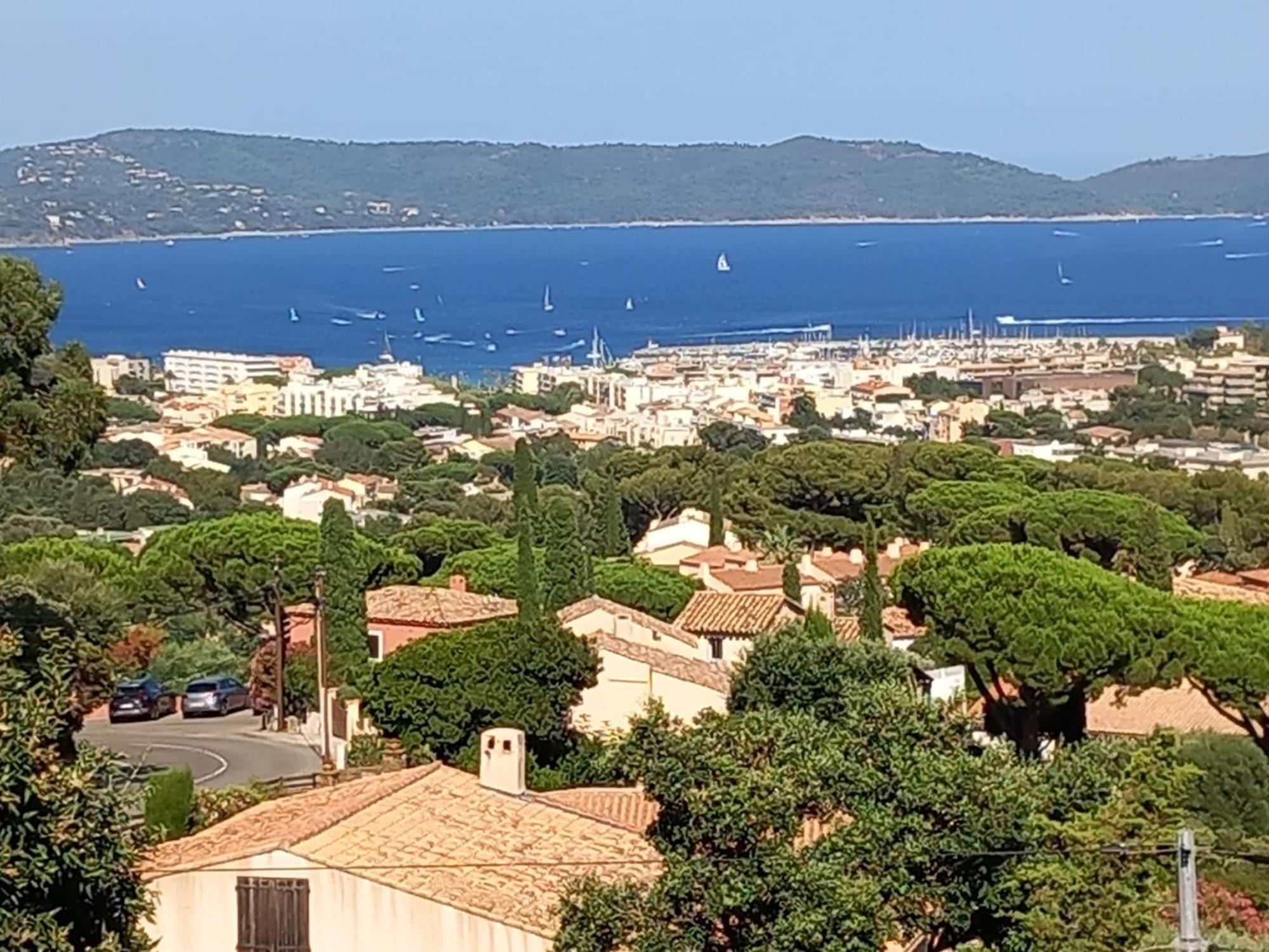 4-Star Private Villa With Heated Pool And Panoramic Sea View At Gulf De Saint Tropez Cavalaire-sur-Mer Esterno foto