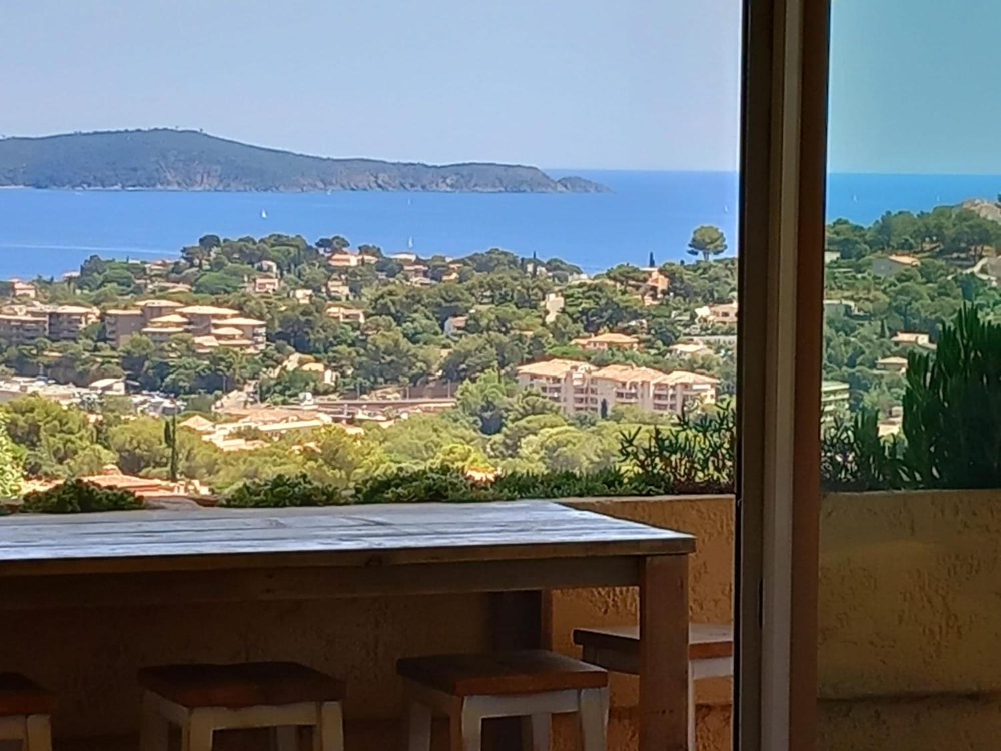 4-Star Private Villa With Heated Pool And Panoramic Sea View At Gulf De Saint Tropez Cavalaire-sur-Mer Esterno foto