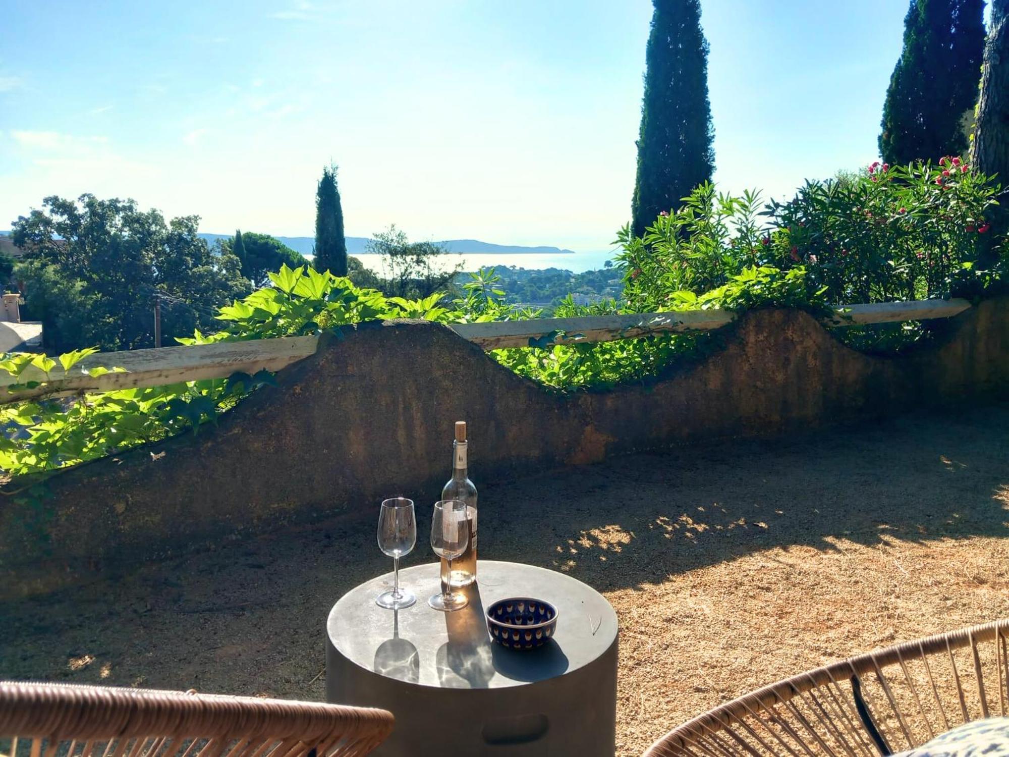 4-Star Private Villa With Heated Pool And Panoramic Sea View At Gulf De Saint Tropez Cavalaire-sur-Mer Esterno foto