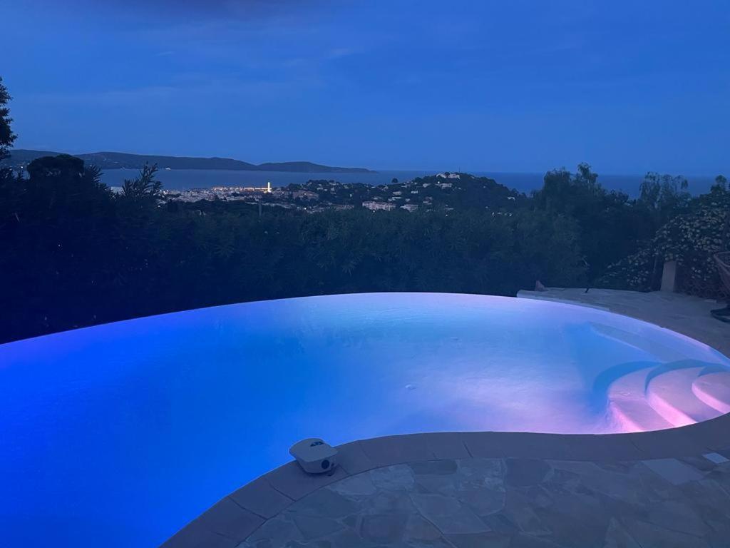 4-Star Private Villa With Heated Pool And Panoramic Sea View At Gulf De Saint Tropez Cavalaire-sur-Mer Esterno foto